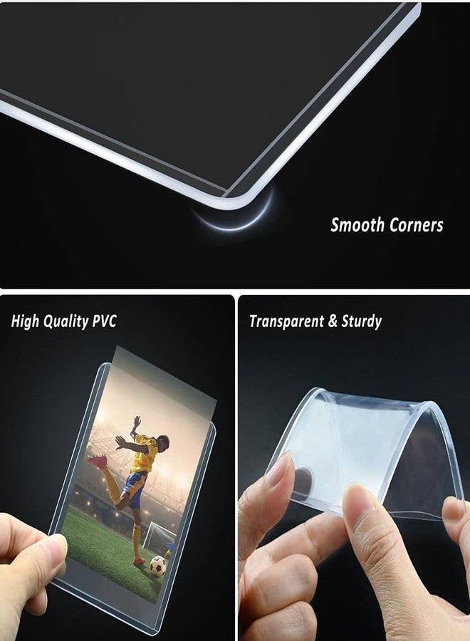 Zibuyu 30pcs 35PT Clear Card Sleeves - 77x101mm Premium Trading Card Protectors, Anti-Scratch Top Loaders for Pokemon, MTG, K-Pop & Collectible Cards - Image 4